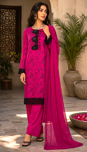 Damen rosa bedruckter
