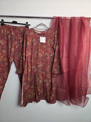 Simran stück rot weinrot - 3,