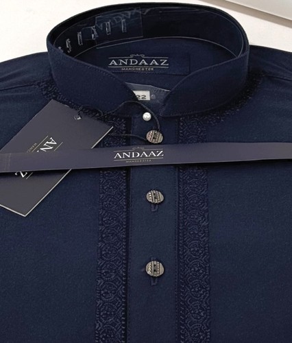 Herren shalwar kameez navy - kameez,