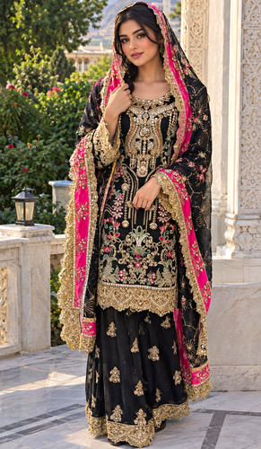 Damenanzug gharara kameez - damenanzug,