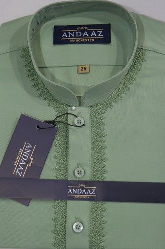 Jungen shalwar kameez - kameez, matcha