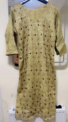 Pakistanisches partykleid mit - pakistanisches,