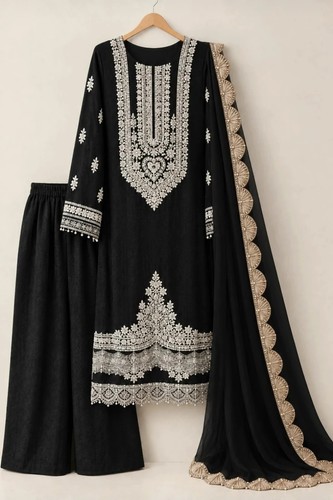 Schwarze shalwar kameez - schwarze,
